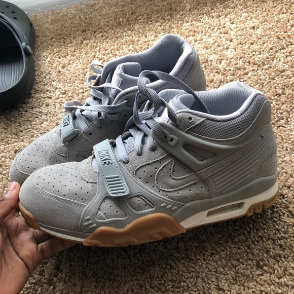 nike air trainer 3 wolf grey